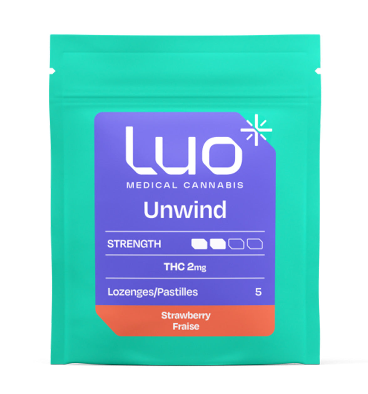 Strawberry 2mg THC Lozenge – Aurora
