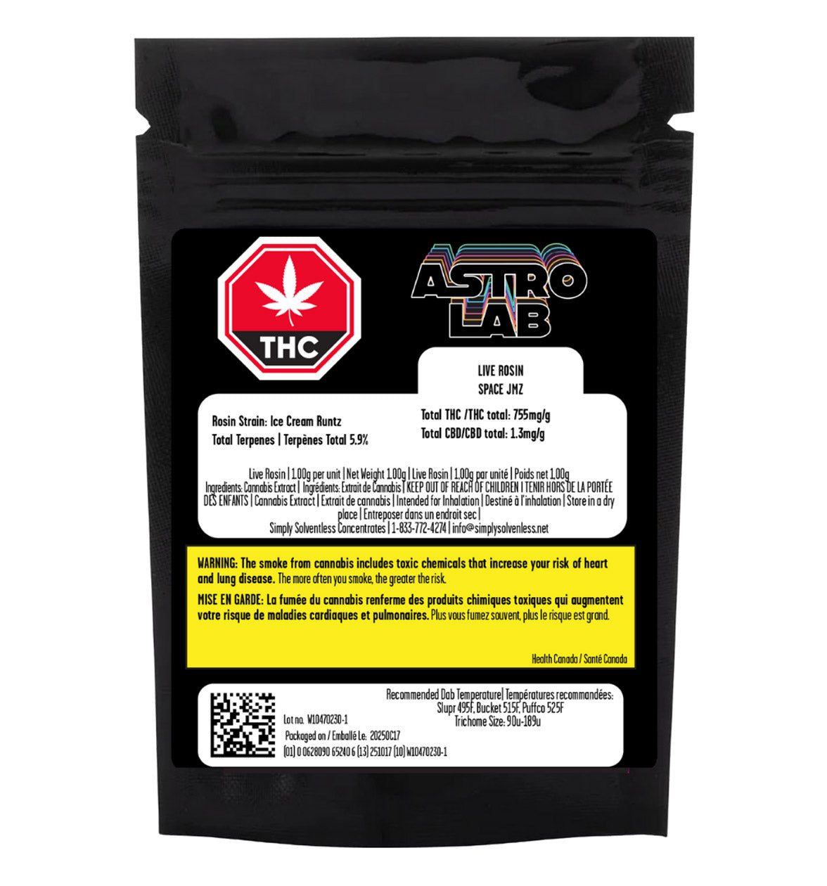 Space JMZ Live Rosin