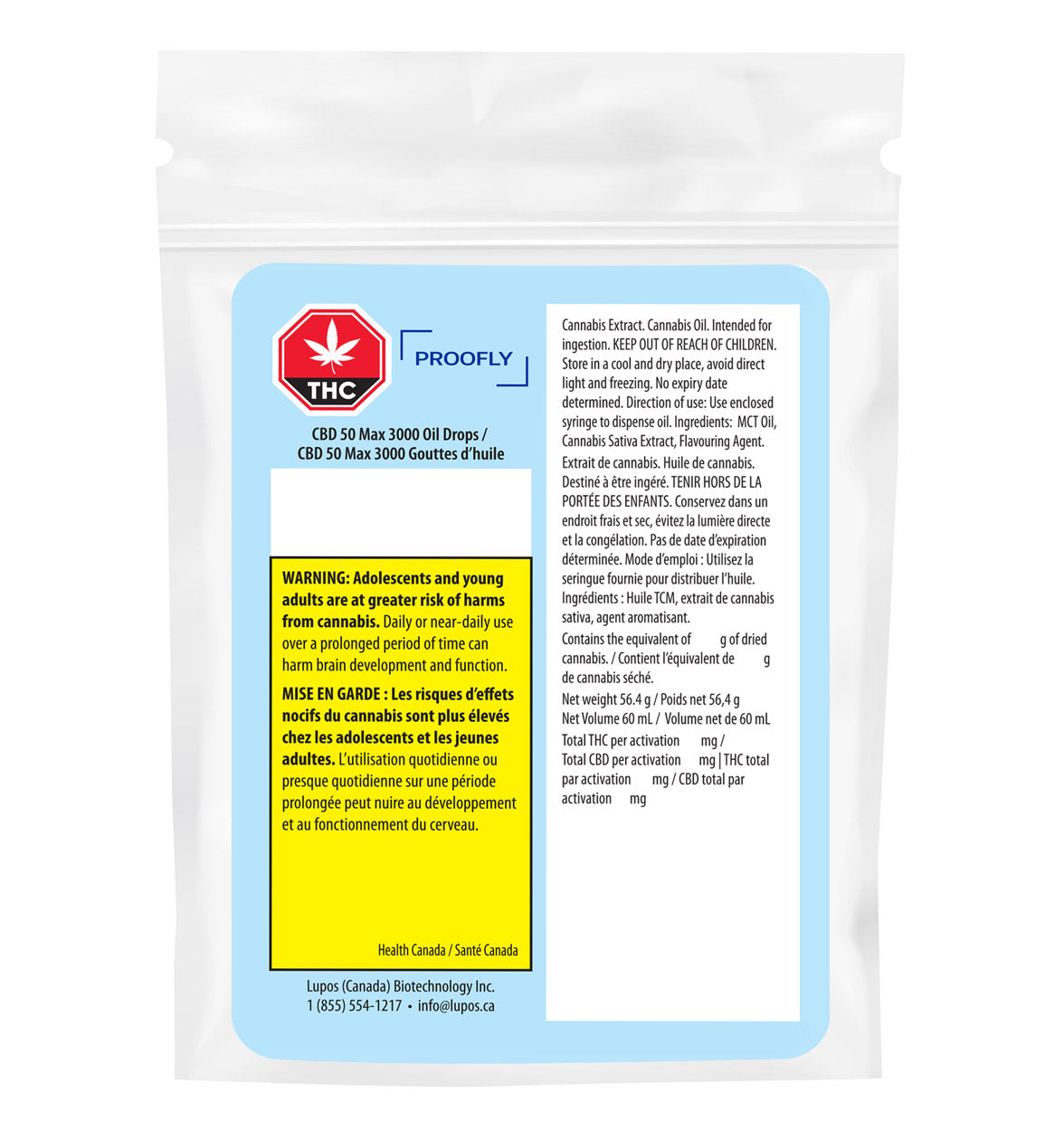 CBD 50 Max 3000 Oil Drops