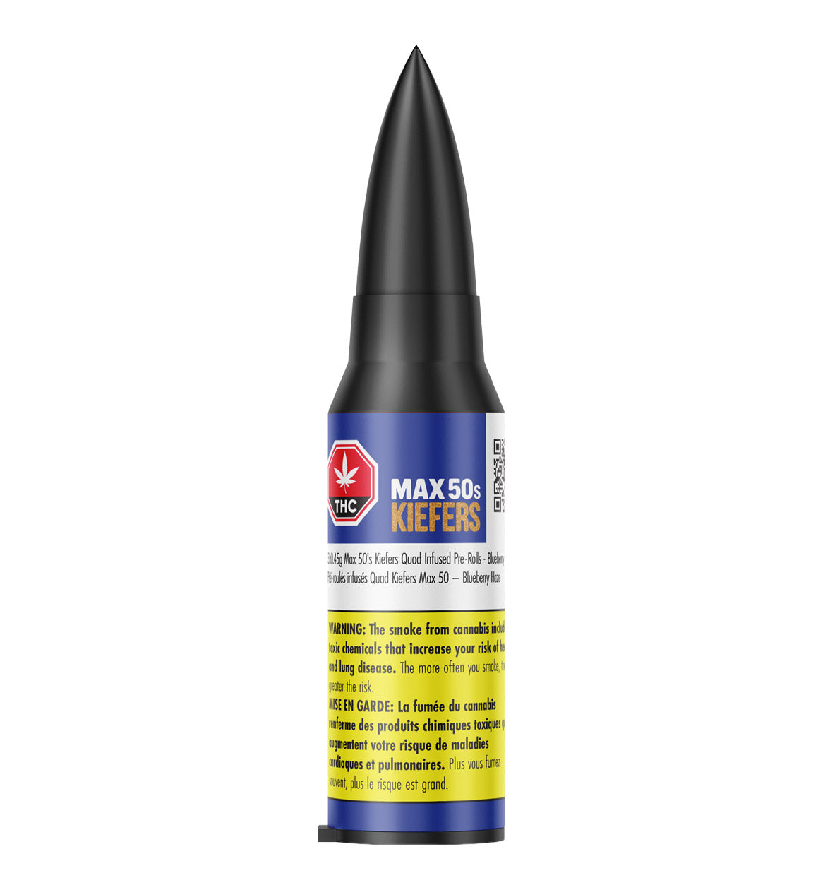 Max 50’s Kiefers Quad Infused Blueberry Haze Pre-Rolls