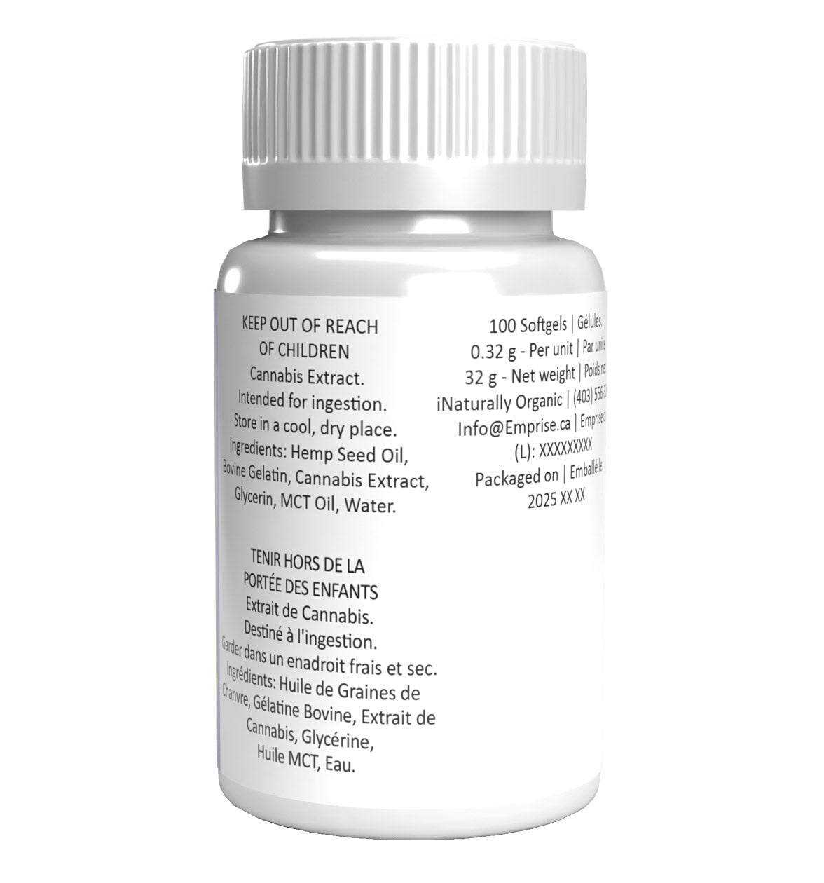 1000 mg CBG + 5000 mg CBD Softgels