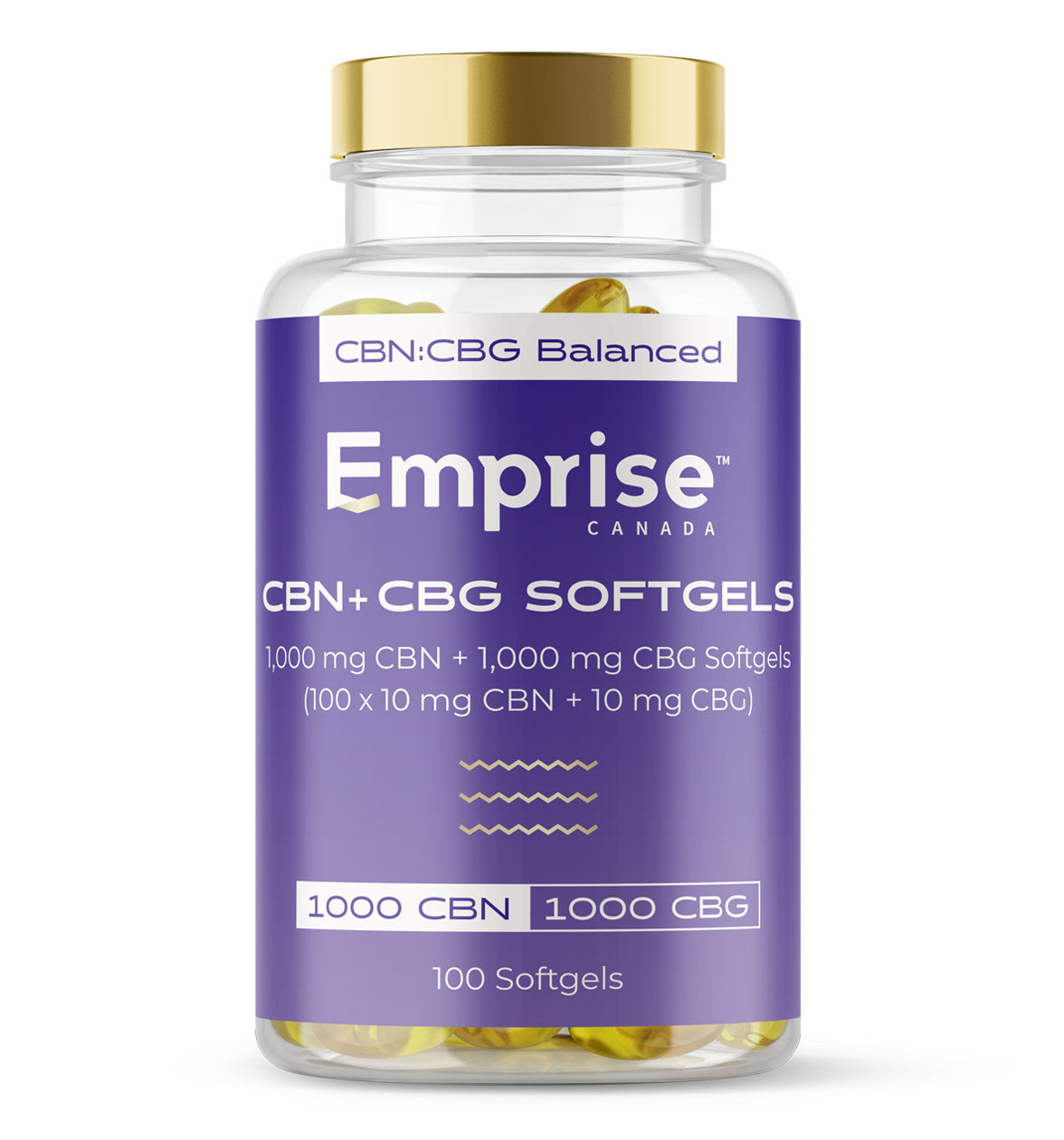 1000 mg CBN + 1000mg CBG Softgels