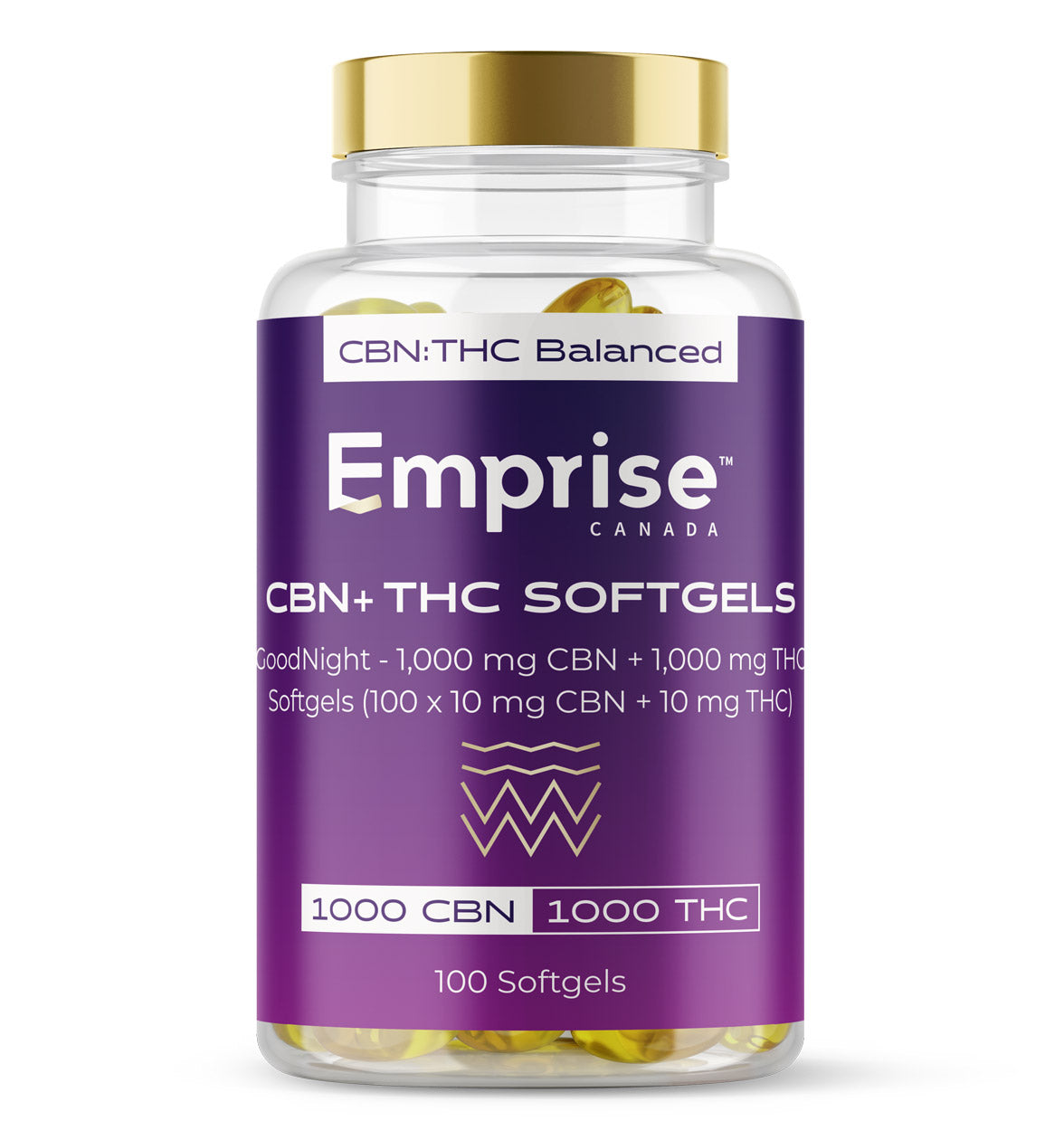 Goodnight 1000mg CBN + 1000 THC Softgels