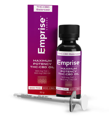 900 mg THC + 900 CBD Oil