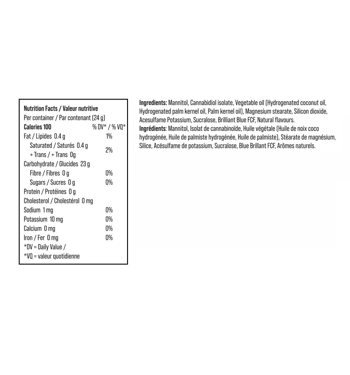 Vanilla Mint CBD Lozenges 75 mg