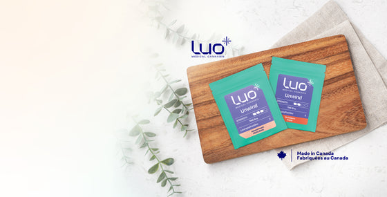 Luo® in peach:<br>Meet the newest THC flavour.