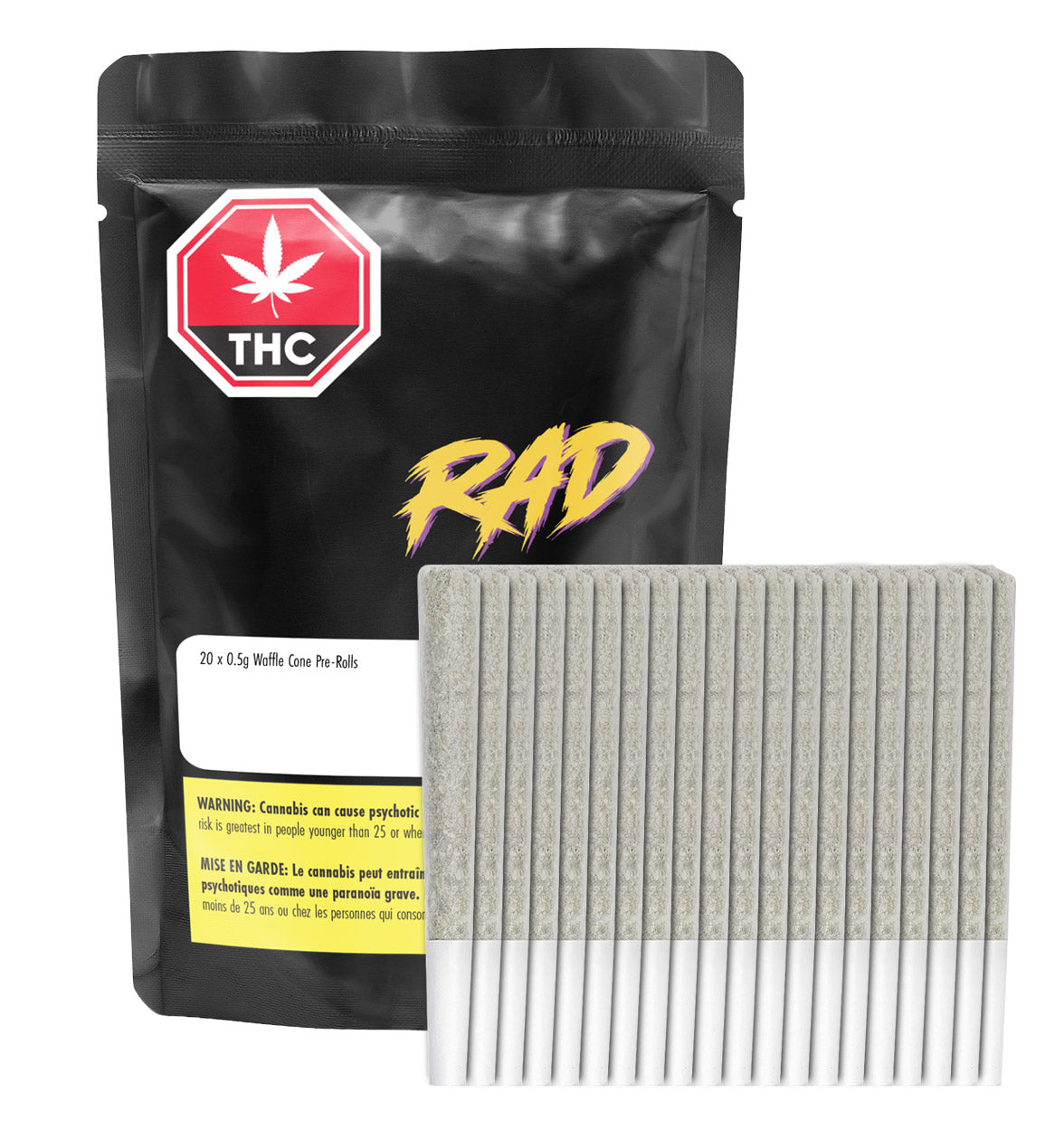 Waffle Cone Indica Pre-Rolls (20pk)