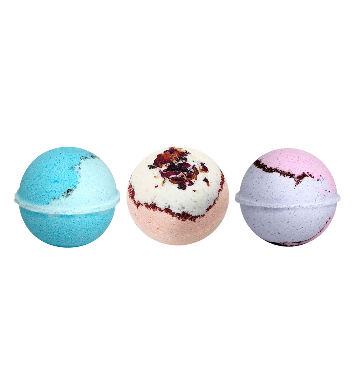 Bath Bomb Triple Pack: Blue Dream + Bubba Kush + Chocolate Hashberry