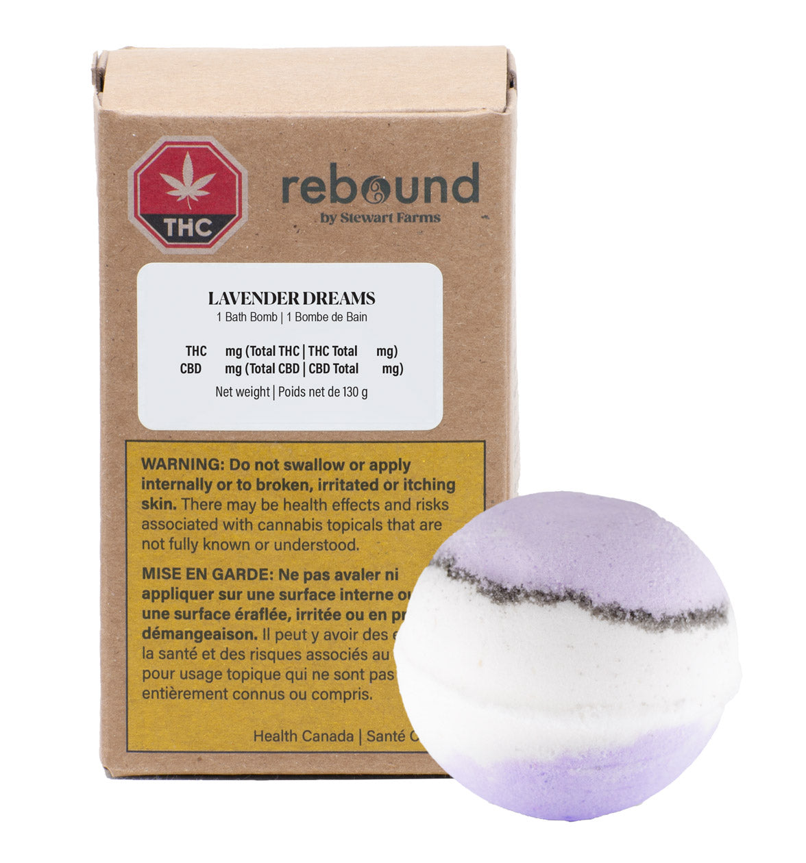 Lavender Dreams CBD Bath Bomb